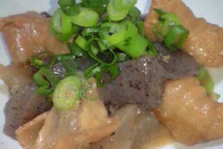 酒の肴やおかずに あぶらかすでどて焼き レシピ 作り方 By ちえちょんぴ クックパッド 簡単おいしいみんなのレシピが375万品